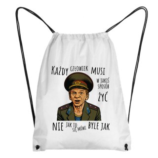Worek Major Suchodolski Każdy człowiek musi w jakiś sposób żyć