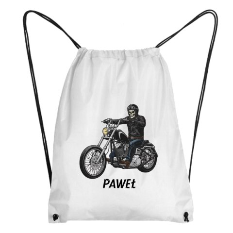 Worek Motocyklista na Harleyu z dowolnym imieniem