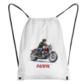 Worek Motocyklista z dowolnym imieniem