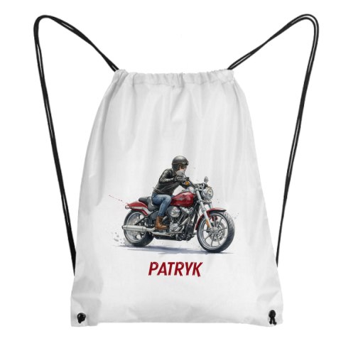 Worek Motocyklista z dowolnym imieniem