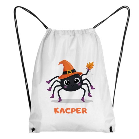 Worek Pająk Halloween z dowolnym imieniem