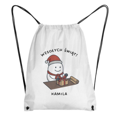 Worek Pakowanie prezentów świątecznych z dowolnym imieniem