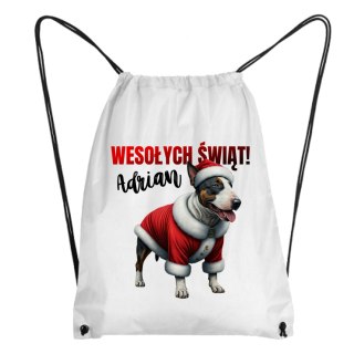Worek Pies Bulterier z dowolnym imieniem