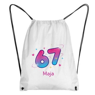 Worek Six seven 67 TikTok z dowolnym imieniem