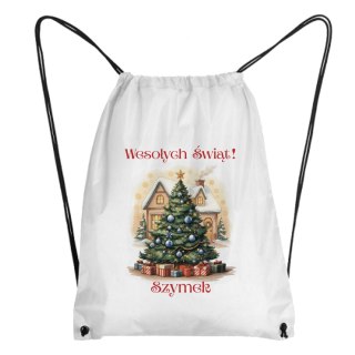 Worek Świąteczna choinka z dowolnym imieniem
