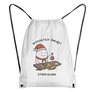 Worek Świąteczne przygotowywania z dowolnym imieniem