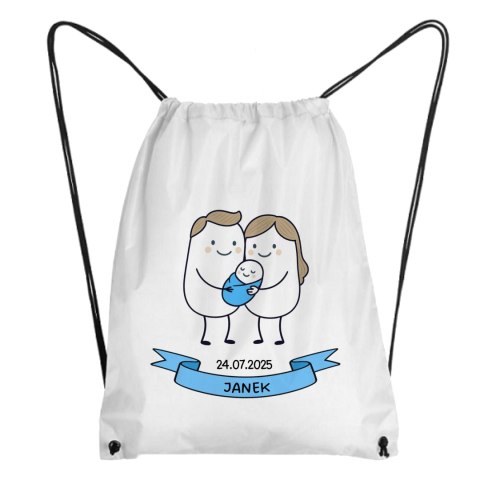 Worek Świeżo upieczeni rodzice - syn z dowolnym imieniem i datą