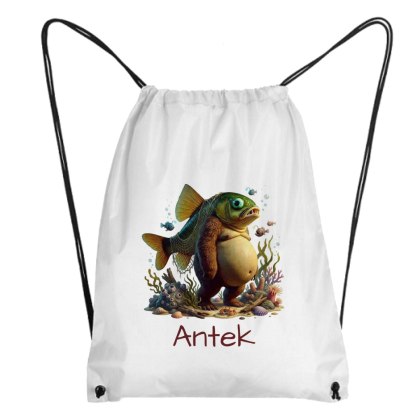 Worek Trippi Troppi - ryba niedźwiedź brainrot z dowolnym imieniem