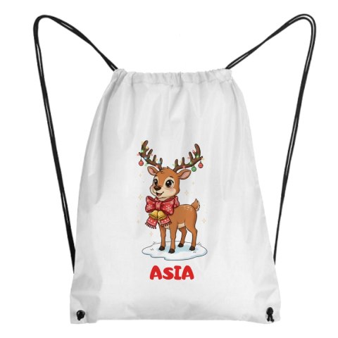 Worek Uroczy renifer z dowolnym imieniem