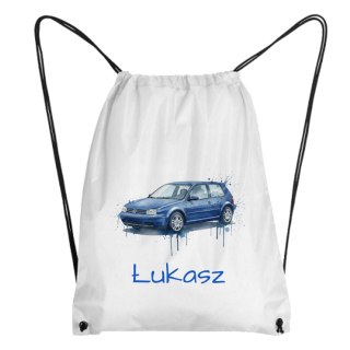 Worek Volkswagen Golf 4 granatowy z dowolnym imieniem