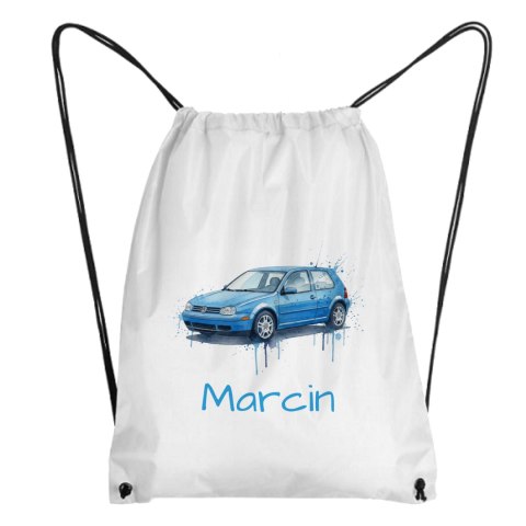 Worek Volkswagen Golf 4 niebieski z dowolnym imieniem