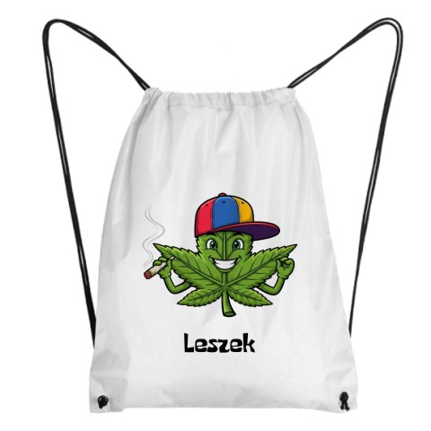Worek Wesoły liść marihuany z dowolnym imieniem