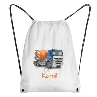 Worek betoniarka grucha z dowolnym imieniem