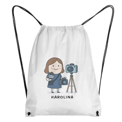 Worek dla dziennikarki z dowolnym imieniem