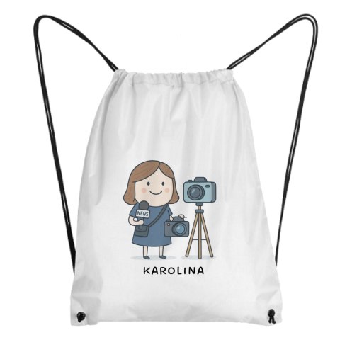 Worek dla dziennikarki z dowolnym imieniem