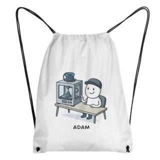 Worek dla fana druku 3D z dowolnym imieniem