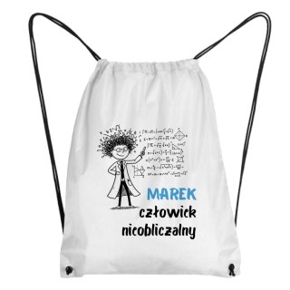 Worek dla matematyka człowiek nieobliczalny z dowolnym imieniem