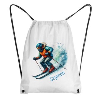 Worek dla narciarza z dowolnym imieniem