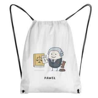 Worek dla prawnika z dowolnym imieniem