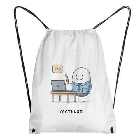 Worek dla programisty z dowolnym imieniem