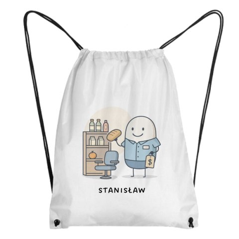 Worek dla sprzedawcy z dowolnym imieniem