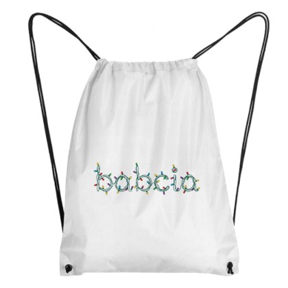 Worek ze świątecznym napisem dla babci