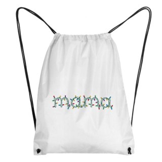 Worek ze świątecznym napisem dla mamy