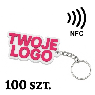 Brelok NFC z Twoim logo - 100 sztuk