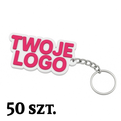 Brelok z Twoim logo - 50 sztuk