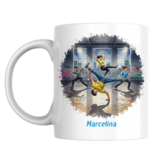 Kubek Breakdance z dowolnym imieniem