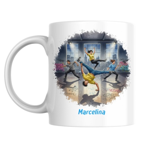 Kubek Breakdance z dowolnym imieniem