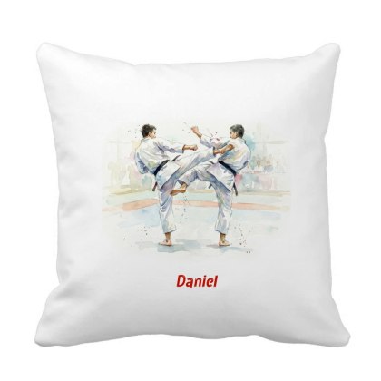 Poduszka Karate z dowolnym imieniem