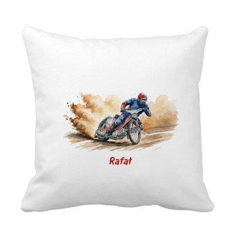 Poduszka Motocross z dowolnym imieniem