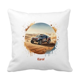 Poduszka Off-road rajd Dakar z dowolnym imieniem