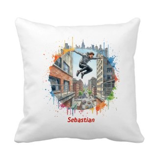 Poduszka Parkour z dowolnym imieniem