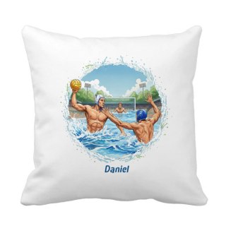 Poduszka Piłka wodna - waterpolo z dowolnym imieniem