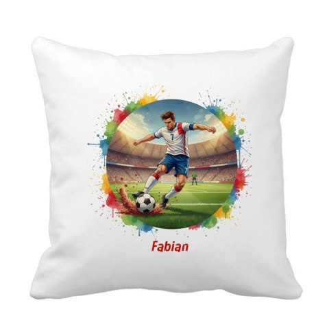 Poduszka Piłkarz z dowolnym imieniem