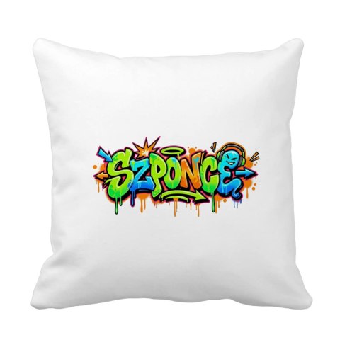 Poduszka SZPONCĘ graffiti