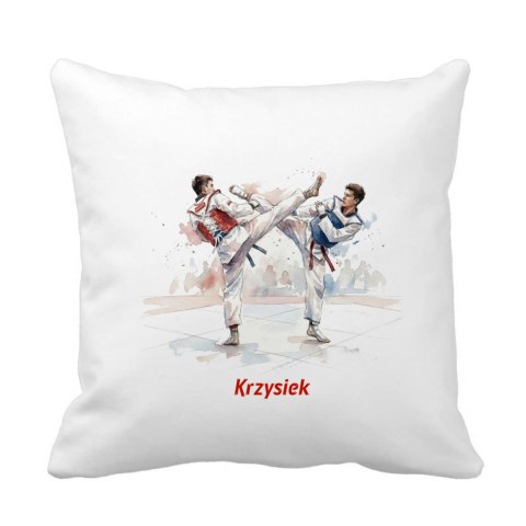 Poduszka Taekwondo z dowolnym imieniem