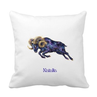 Poduszka Znak zodiaku baran z dowolnym imieniem