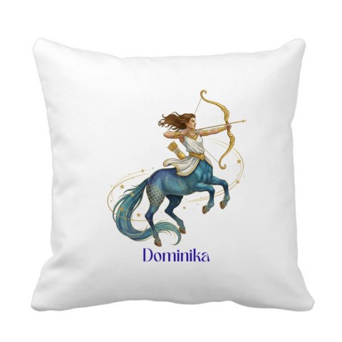 Poduszka Znak zodiaku strzelec z dowolnym imieniem