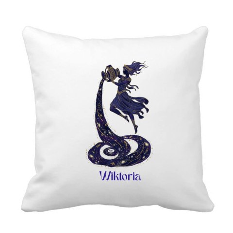 Poduszka Znak zodiaku wodnik z dowolnym imieniem