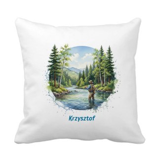 Poduszka dla wędkarza z dowolnym imieniem