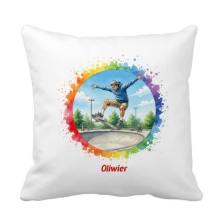 Poduszka skateboard z dowolnym imieniem