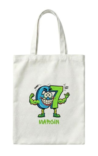 Torba 67 szalony six seven z dowolnym imieniem