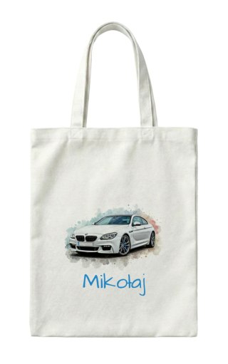 Torba BMW 640i 2015 białe z dowolnym imieniem