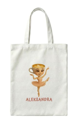 Torba Ballerina Cappuccina z dowolnym imieniem