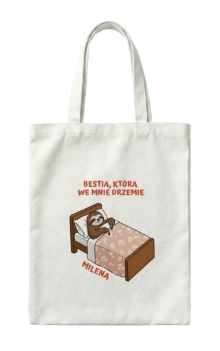 Torba Bestia, która we mnie drzemie z dowolnym imieniem