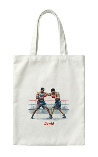 Torba Bokserzy na ringu z dowolnym imieniem