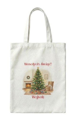 Torba Choinka bożonarodzeniowa z dowolnym imieniem